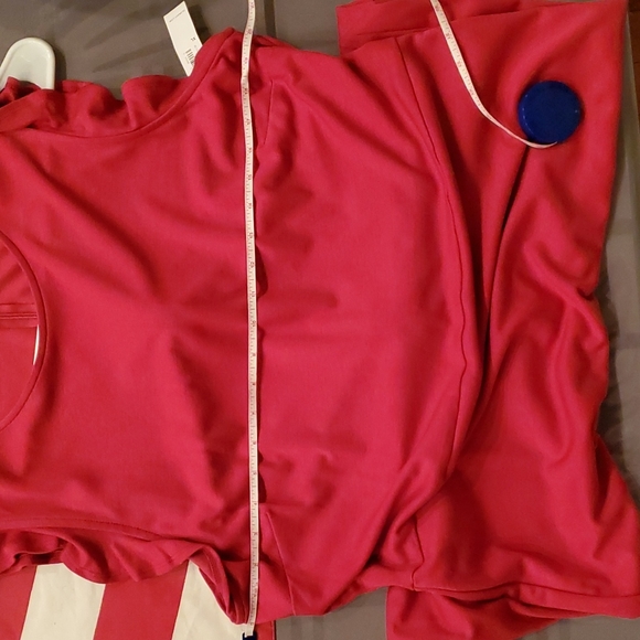 👗Old Navy Sleeveless Ruffle-Trim Sheath Dress for Women Pink Tangiers NWT👗 - Picture 8 of 8